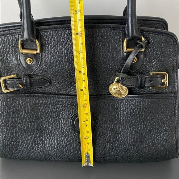 Dooney & Bourke’s signature All-Weather Leather Satchel P212 1980 Vintage - Picture 14 of 16